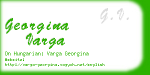 georgina varga business card